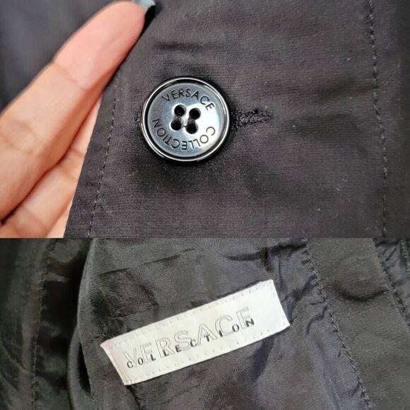 Versace Vintage Blazer-Hoodie Jacket 46 - Picture 11 of 11